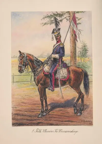 Полк Уланов Княжества Варшавского by Мечислав Казимеж Водницкий, 1939 — digital art print download
