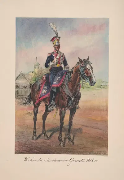 Вахмистр шеволежеров гвардии 1812 года by Мечислав Казимеж Водницкий, 1939 — digital art print download