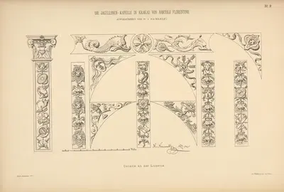 Детали на люнете by Н. фон Наварский, 1878 — digital art print download