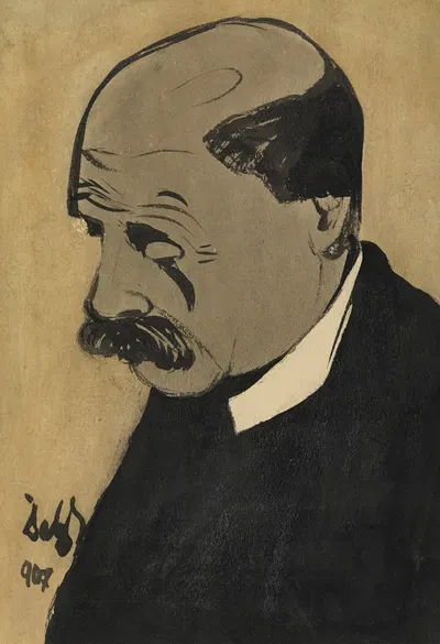 Портрет мужчины by Одо Добровольск, 1907 — digital art print download