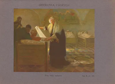 Опекунка больных by Пётр Стахевич, 1910 — digital art print download