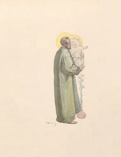 Рождество; по колядкам и пасторальным песням, пл. 11 by Пётр Стахевич, 1899 — digital art print download