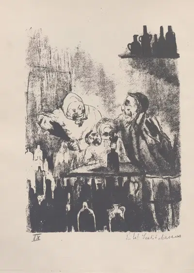 Menshelakh un stsenes Pl.10 by Rahel Szalit-Marcus, 1922 — digital art print download