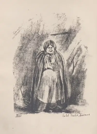 Menshelakh un stsenes Pl.14 by Rahel Szalit-Marcus, 1922 — digital art print download