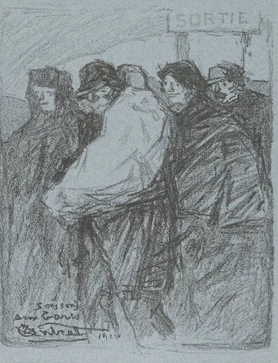 Суассон, на вокзалах by Роберт Луи Антраль, 1917 — digital art print download