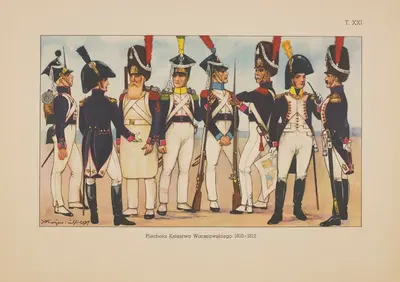 Пехота Княжества Варшавского 1810—1812 by Станислав Хайковский, 1939 — digital art print download