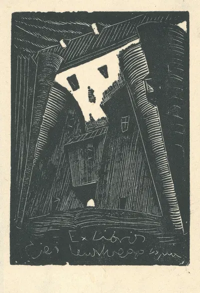 Экслибрис сына Чеслевского by Тадеуш Чешлевский, 1925 — digital art print download