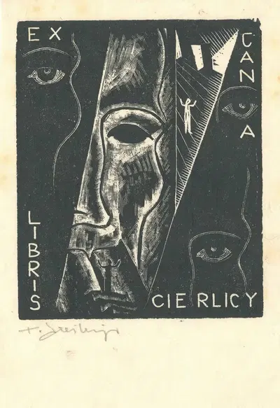 Экслибрис Яна Церлицы by Тадеуш Чешлевский, 1931 — digital art print download