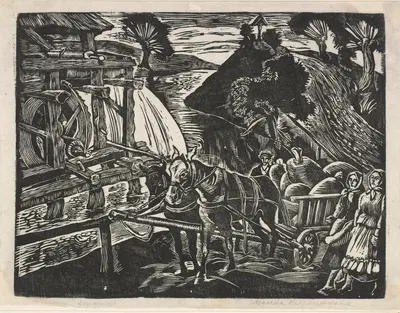 Под мельницей by Ванда Коржениовска, 1925-1930 — digital art print download