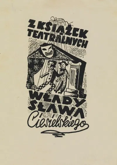Из театральных книг Владислава Чесельского by Витольд Гавецкий, 1944 — digital art print download