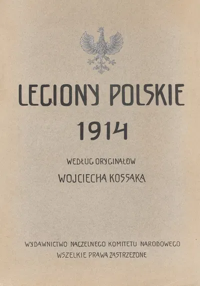 Польские легионы 1914 – обложка by Войцех Коссак, 1914 — digital art print download