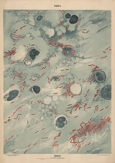Sputum by Karl Ludwig Alfred Fiedler, 1912 — digital art print download