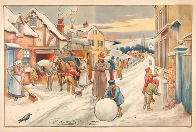 Winter by Clayton Symington, 1904 — digital art print download