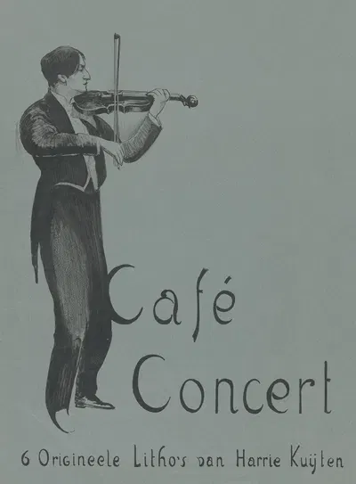 Café Concert – cover by Harrie Kuyten — digital art print download