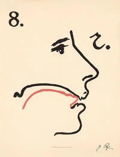 Фонетические пластины Якобины Рей Пл.08 by Якобина Рей, 1924 — digital art print download