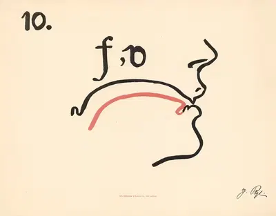 Фонетические пластины Якобины Рей пл.10 by Якобина Рей, 1924 — digital art print download