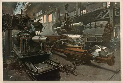 Построение большой машины by Йозеф Даниловатц, 1923 — digital art print download