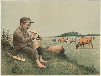 Det daglige brød by Poul Steffensen, 1910 — digital art print download