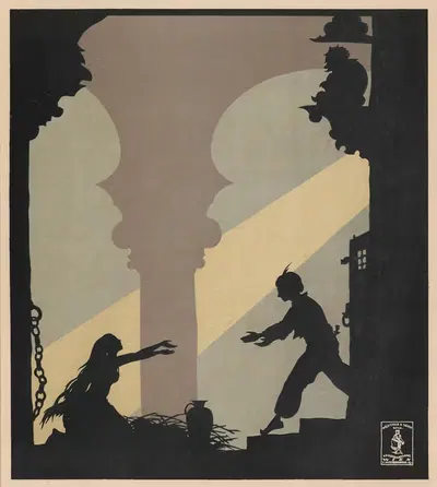 Али Baba и волшебная лампа by Вюрле и сын, 1932 — digital art print download