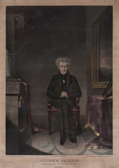 Эндрю Джексон, президент Соединенных Штатов by Альберт Нюсам, 1833 — digital art print download
