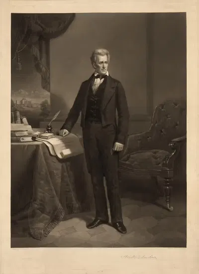Эндрю Джексон by Александр Хей Ритчи, 1860 — digital art print download