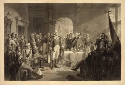 Washington and his generals by Alexander Hay Ritchie, 1870 — digital art print download