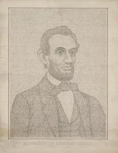 Biography of Abraham Lincoln by August Hageboeck — digital art print download