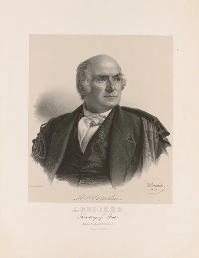 A.P. Upshur, Secretary of State by Charles Fenderich, 1844 — digital art print download