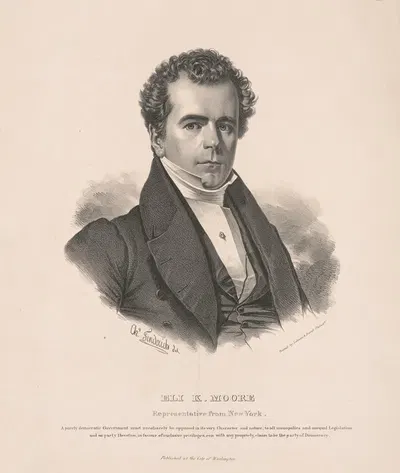 Eli K. Moore, representative from New York by Charles Fenderich, 1837 — digital art print download