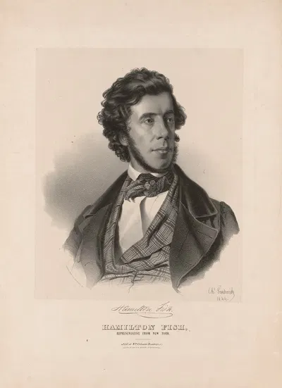 Hamilton Fish, representative from New York by Charles Fenderich, 1844 — digital art print download