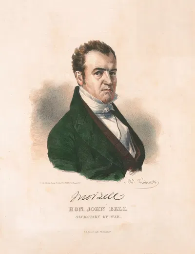 Hon. John Bell, Secretary of War by Charles Fenderich, 1841 — digital art print download