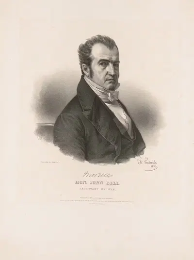 Hon. John Bell, Secretary of War by Charles Fenderich, 1841 — digital art print download