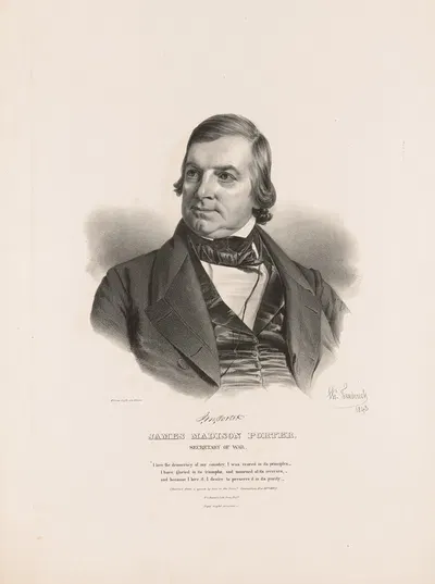 James Madison Porter, Secretary of War by Charles Fenderich, 1843 — digital art print download