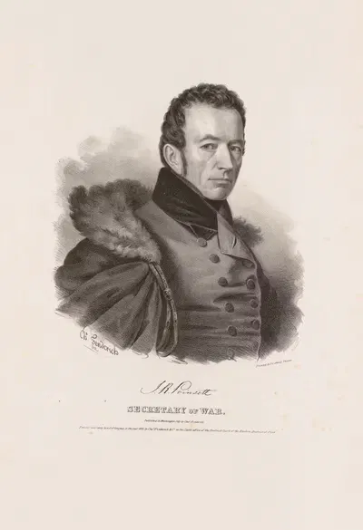 Joel Roberts Poinsett, Secretary of War by Charles Fenderich, 1838 — digital art print download
