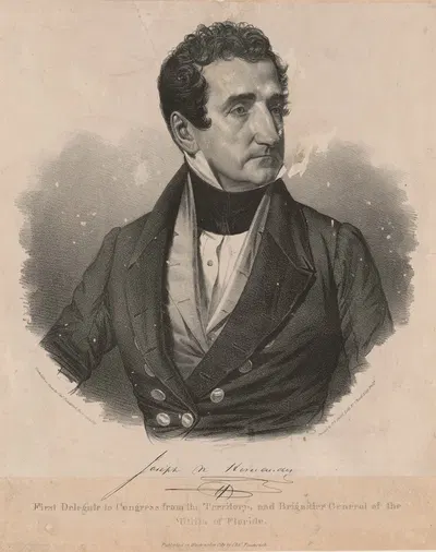 Joseph N Hernandez, First Delegate to Congress from the Territory, and Brigadier General of the Militia of Florida by…