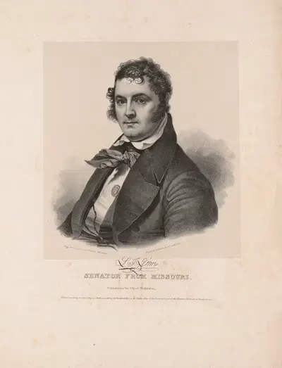 Lewis F. Linn, senator from Missouri by Charles Fenderich, 1837 — digital art print download