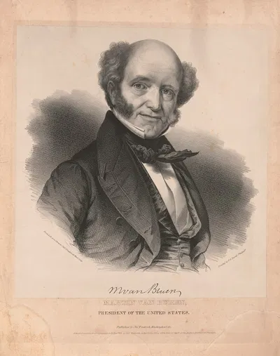 Martin Van Buren, President of the United States by Charles Fenderich, 1839 — digital art print download