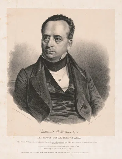 Nathaniel P. Tallmadge. Senator from New-York by Charles Fenderich, 1839 — digital art print download