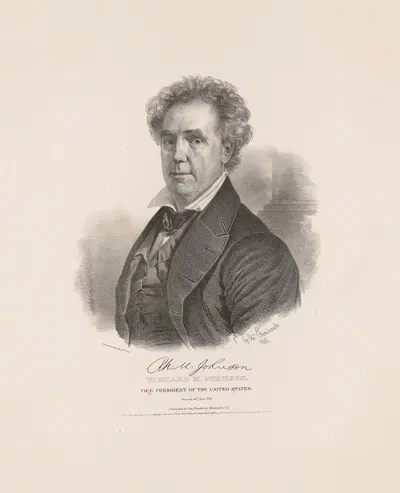 Richard M. Johnson, Vice President of the United States by Charles Fenderich, 1840 — digital art print download