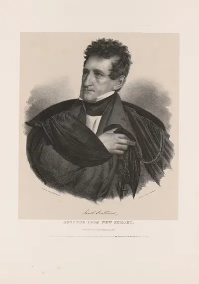Sam L. Southard, senator from New Jersey by Charles Fenderich, 1838 — digital art print download