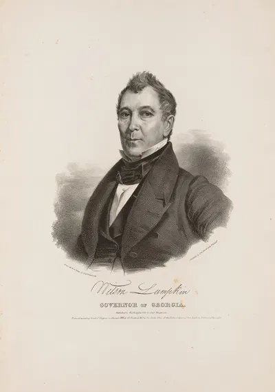 Wilson Lumpkin, Governor of Georgia by Charles Fenderich, 1838 — digital art print download