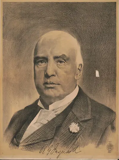 Роберт Грин Ингерсолл by Чикаго Банк Нот Ко., 1890 — digital art print download
