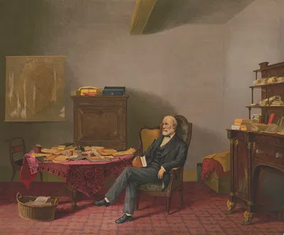 Lee's Study by E. Sachse & Co. — digital art print download
