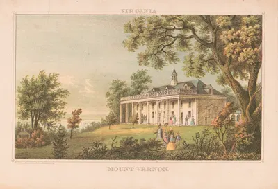 Virginia – Mount Vernon by E. Sachse & Co. — digital art print download