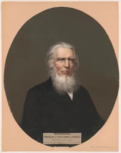 Портрет Александра Кэмпбелла by Э. С. Миддлтон и Ко., 1862 — digital art print download