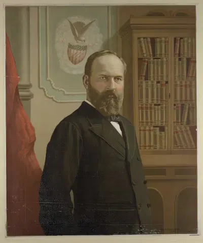 Умерший президент Джеймс А. Гарфилд by Г.Ф. Гилман, 1881 — digital art print download