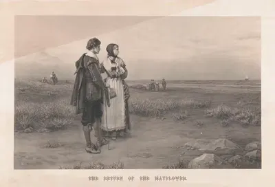 Возвращение 'Майфлауэр' by Джордж Генри Ботон, 1871 — digital art print download