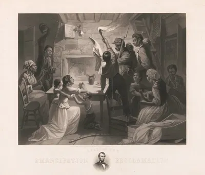Чтение Прокламации об эмансипации by Генри Уокер Херрик, 1864 — digital art print download