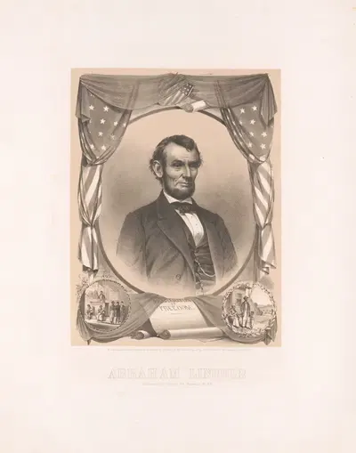 Авраам Линкольн by Дж. Гибсон, 1865 — digital art print download