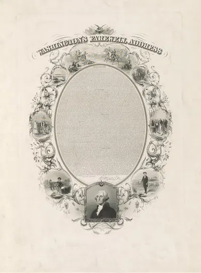 Прощальное обращение Вашингтона by Джон Честер Баттр, 1856 — digital art print download